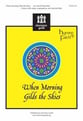 When Morning Gilds the Skies Unison choral sheet music cover
